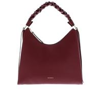Coccinelle Beuteltasche Boheme Grana Double Leder dunkelrot Damen