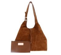 Coccinelle C-Easy Suede Beuteltasche cognac, Rauleder, Damen
