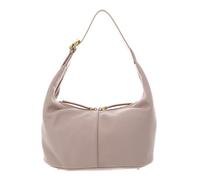Coccinelle Leder Schultertasche Fernanda Shoulder Bag Rosette beige