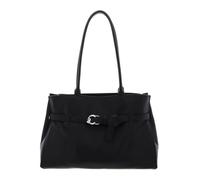 Coccinelle Leder Schultertasche Handtasche Sabine Soft Shoulder Bag Noir schwarz