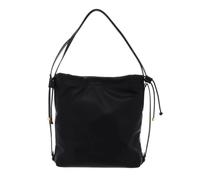 Coccinelle Leder Schultertasche Rucksack Lidia Handbag Smooth Leather Noir schwarz
