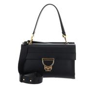 Coccinelle Leder Schultertasche Umhängetasche Arlettis Shoulder Bag Noir schwarz