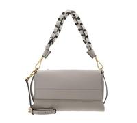 Coccinelle Leder Schultertasche Umhängetasche Boheme Grana Double Shoulder Bag Eucalipto/Fango grüngrau