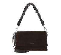 Coccinelle Leder Schultertasche Umhängetasche Boheme Shoulder Bag Suede Leather/Grained Lea. Fango/Fango dunkelgrün
