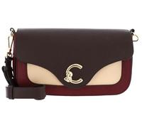 COCCINELLE C-Me Tricolor Handbag Grainy Leather Ribe / Brun / Betul