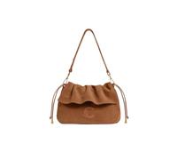 COCCINELLE Lidia Handbag Suede Leather / Smooth Leather Cognac / Cognac