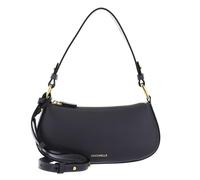Coccinelle Leder Schultertasche Umhängetasche Merveille Mini Bag Ardesia dunkelgrau