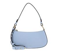 Coccinelle Leder Schultertasche Umhängetasche Merveille Mini Bag Mist Blue hellblau
