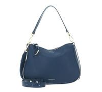 Coccinelle Leder Schultertasche Umhängetasche Nory Shoulderbag Deep Blue blau