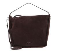 COCCINELLE Oliver Suede Handbag Suede Leather Fond. Bro / Fon Bro