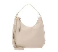 Coccinelle Leder Schultertasche Umhängetasche Rebekka Handbag Grained Leather Sandshell beige