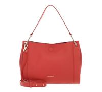 COCCINELLE Wallace Handbag Double Grainy Leather Grena. Red / Rosew