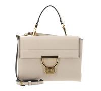 Coccinelle Leder Umhängetasche Abendtasche Arlettis Handbag Grainy Leather Sandshell beige