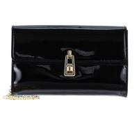 Coccinelle Leder Umhängetasche Abendtasche Magie 2Nite Patent Clutch Noir schwarz