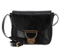 COCCINELLE Arlettis Rock Handbag Craquele Leather Noir