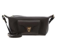 Coccinelle Leder Umhängetasche Beat Generatio Mini Bag Grained Leather Fango dunkelgrün