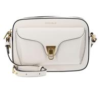 Coccinelle Leder Umhängetasche Beat Soft Camera Bag Pearl creme