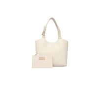 Coccinelle Leder Umhängetasche C-Easy Shopper, PEARL, M