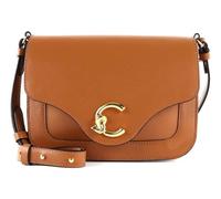 Coccinelle Leder Umhängetasche C-Me Calf Crossbody Bag Cuir hellbraun