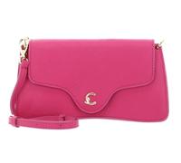 Coccinelle Leder Umhängetasche Clutch C-Me Hi-Tech Crossbody Bag New Fucsia purpur
