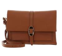 Coccinelle Leder Umhängetasche Dorian Handbag Grained Leather Cuir hellbraun