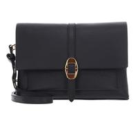 Coccinelle Leder Umhängetasche Dorian Handbag Grained Leather Noir schwarz