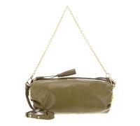 Coccinelle Leder Umhängetasche Handtasche Roll Shiny Smooth Handbag Leather Seagrass khaki
