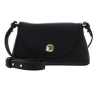 COCCINELLE Nikla Mini Bag Double Grainy Leather Noir / Cognac