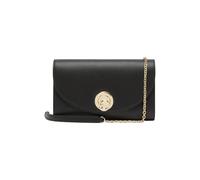 Coccinelle Leder Umhängetasche Nikla Smooth Handbag Smooth Leather Noir schwarz