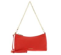 Coccinelle Leder Umhängetasche Schultertasche Aura Mini Bag Grained Leather Gazpacho orange