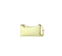 Coccinelle Leder Umhängetasche Schultertasche Aura Mini Bag Grained Leather Lime Wash hellgelb