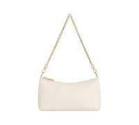 Coccinelle Leder Umhängetasche Schultertasche Aura Mini Bag Grained Leather Pearl creme