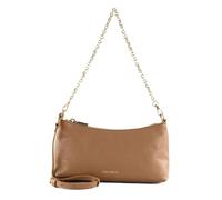Coccinelle Leder Umhängetasche Schultertasche Aura Mini Bag Grained Leather Skin hellbraun