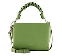 Coccinelle Leder Umhängetasche Schultertasche Boheme Grana Double Crossbody Double Grainy Leather Guacamole/Alga grün
