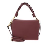 COCCINELLE Boheme Grana Double Crossbody Double Grainy Leather Wint. Rose / Berry