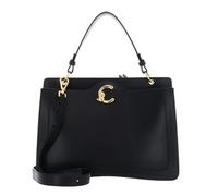 Coccinelle Leder Umhängetasche Schultertasche C-Me Calf Handbag Noir schwarz
