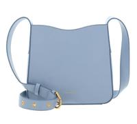 Coccinelle Leder Umhängetasche Schultertasche Dazz Mini Bag Grained Leather Mist Blue hellblau