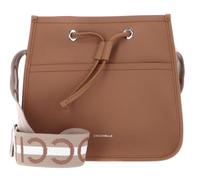 Coccinelle Leder Umhängetasche Schultertasche Raquel Crossbody Bag Skin/Gazpacho hellbraun