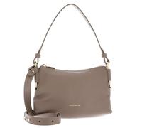 Coccinelle Leder Umhängetasche Schultertasche Rebekka Mini Bag Grained Leather Warm Taupe