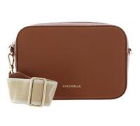 Coccinelle Leder Umhängetasche Tebe Crossover Bag Cuir terracotta