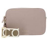Coccinelle Leder Umhängetasche Tebe Crossover Bag Rosette beige