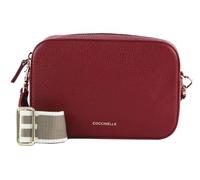 Coccinelle Umhängetasche Tebe Leder 18 cm Rot mit abnehmbarem Gurt Damen