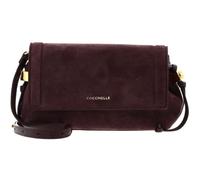 COCCINELLE Thess Mini Bag Suede Leather / Grained Leather Berry / Berry