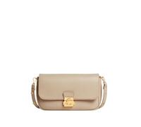 Coccinelle Leder Umhängetasche Utensilientasche C-Me Lock Mini Bag Sandshell beige