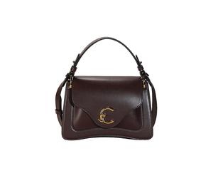 COCCINELLE Ledertasche - Umhängetasche C-ME CALF dunkelrot