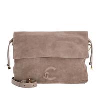 Coccinelle Lidia Suede Bim - Schultertasche 31 cm (warm taupe)