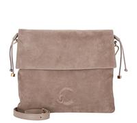 Coccinelle Lidia Suede Bim - Schultertasche 34 cm (warm taupe)