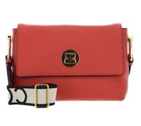 COCCINELLE Liya Signature Handbag Grained Leather Grenadine Red