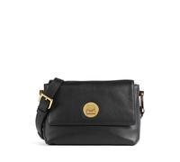 Coccinelle Liya Umhängetasche schwarz, genarbtes Leder, Damen