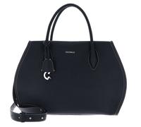 COCCINELLE Lord Handbag Grained Leather L Midnight Blue
